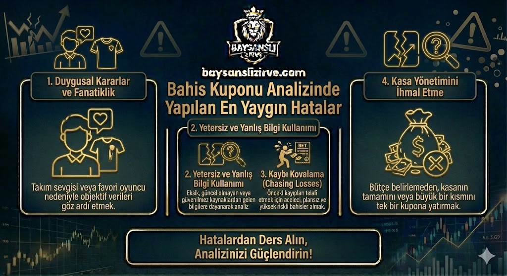 Bahis Kuponu Analizinde Yapilan En Yaygin Hatalar