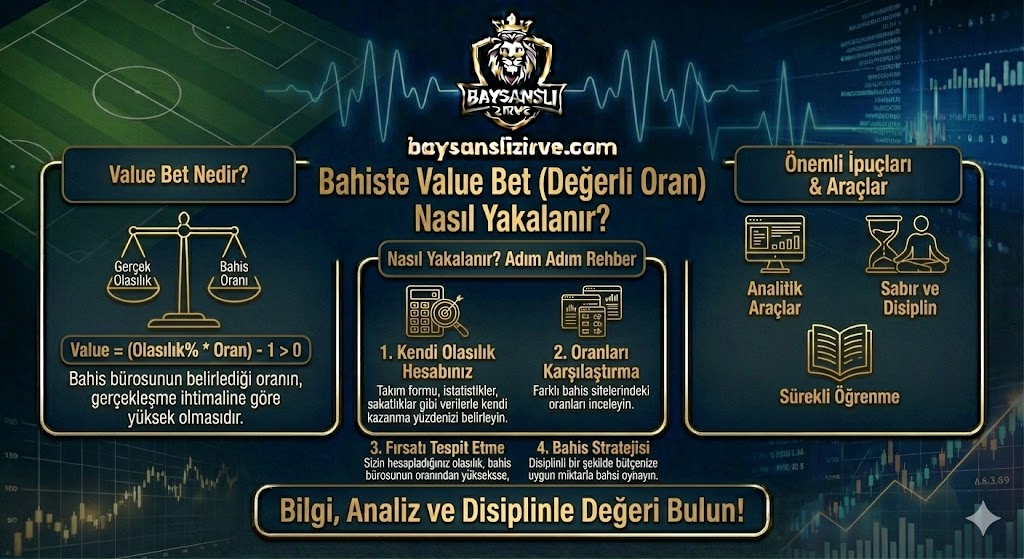 Bahiste Value Bet (Degerli Oran) Nasil Yakalanir